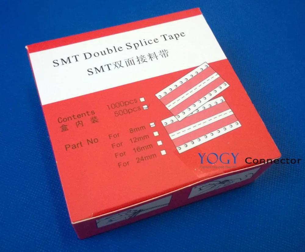 

500x SMT Double Splice Tape 8mm Fully Utilizing The Remaining Component /Exact in the raster Yellow freeshipping