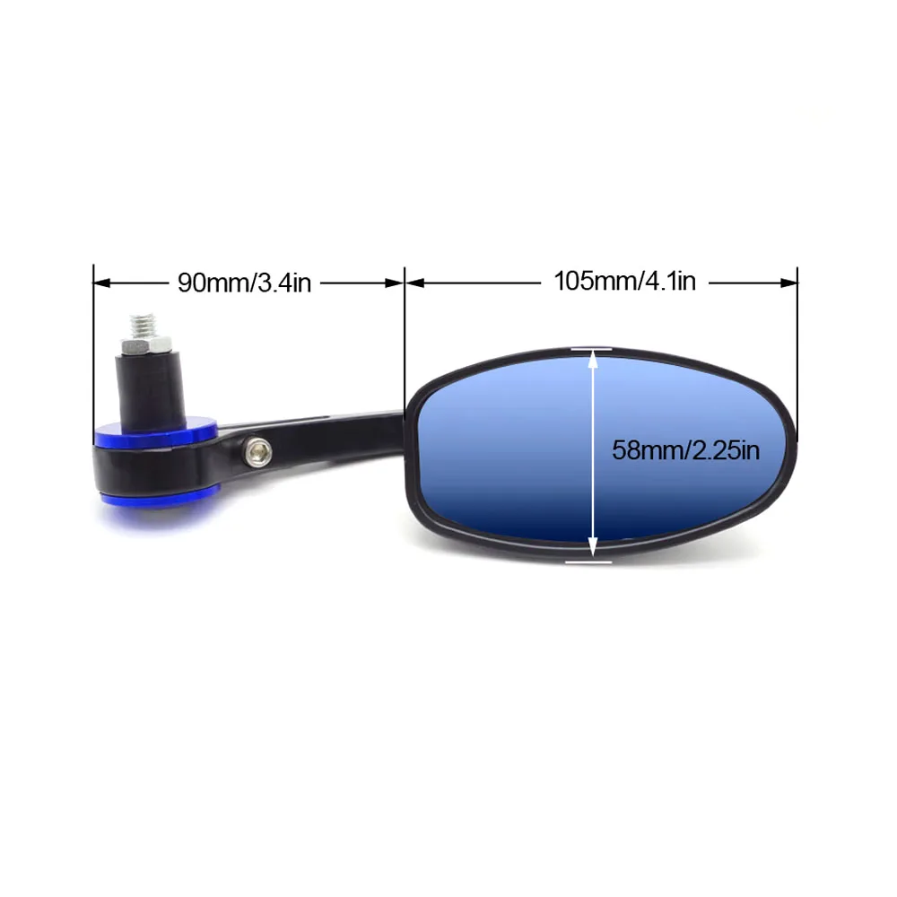 motorcycle handlebar end Mirrors 9