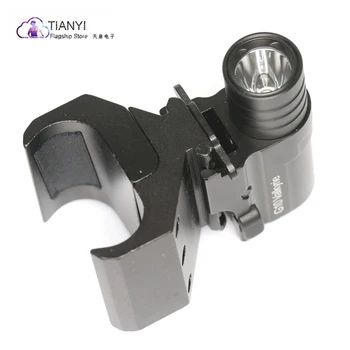 

Tactical Airsoft Handgun Flashlight Combo LED Tactical Gun Torch IN 20mm rails torch gun mount Adapter Rail Bipod torch mount