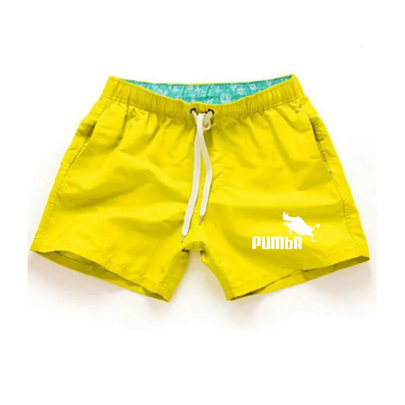 Летние для серфинга шорты мужские повседневные однотонные пляжные шорты модные шорты с принтом на талии мужские прямые шорты на шнурке Hot горячая распродажа