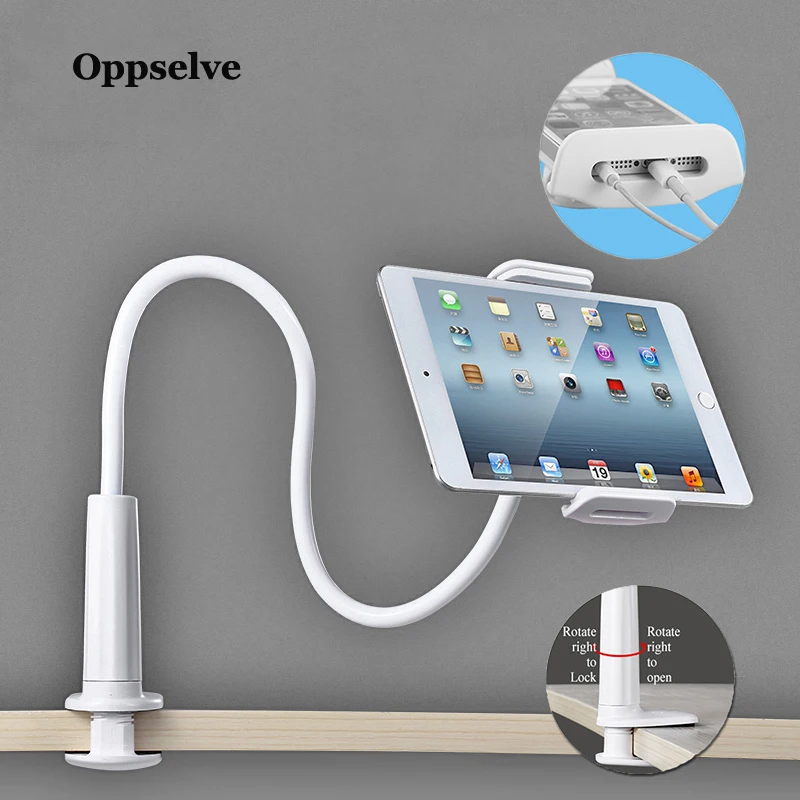 

Universal Flexible Desktop Holder Long Arm Lazy Mount Bracket Stand For iPhone Xs Max X Xr 8 Tabs Kindle 360 Degree Mount Holder