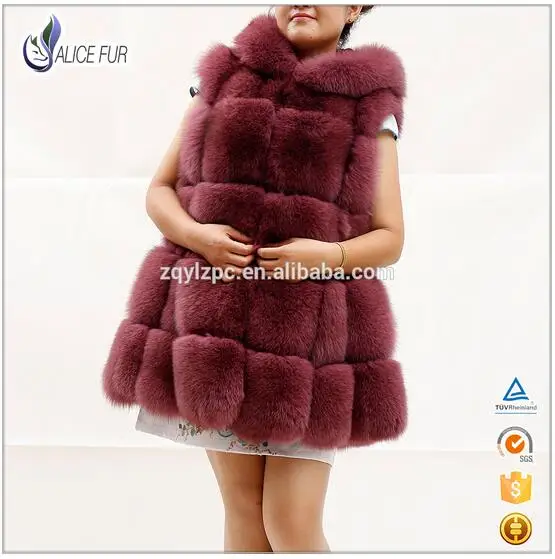 Manches Sans De Renard As fourrure Vente Gilet Femmes Fourrure Chaude Picture nCw68qO