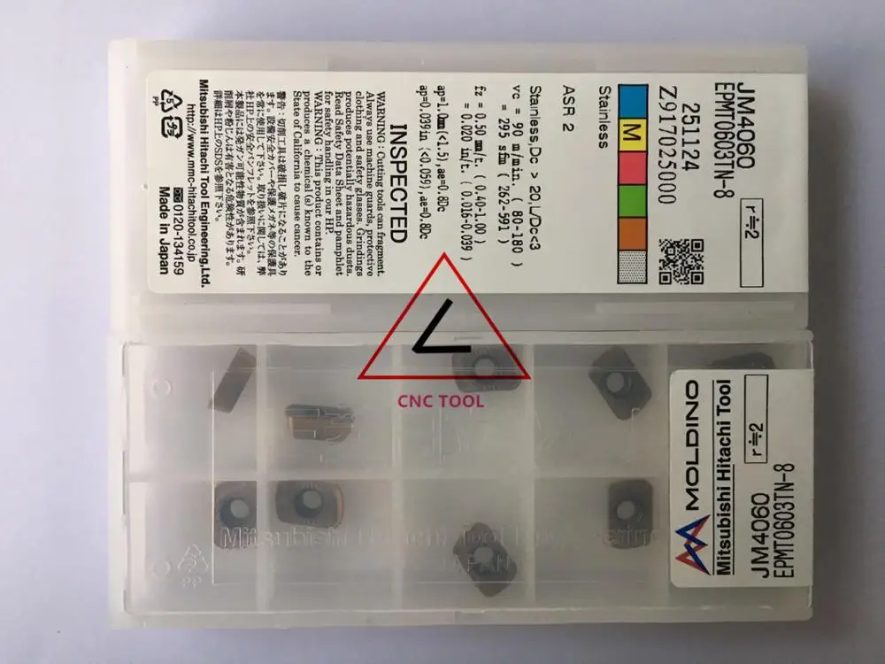 EPMT0603TN8 JM4060 10pcs Hitachi high cutting performance CNC