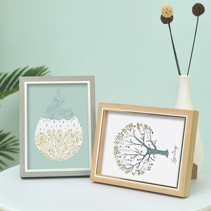 

New Design Decoration Crafts Photo Frame 5-12inch Plastic Picture Frame Desktop Home Decor Frames For Pictures marcos para fotos