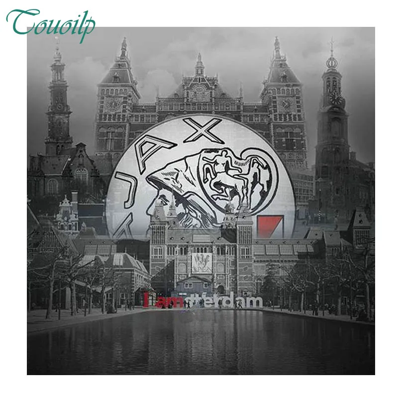 

DIY square Diamond Painting scenery city Cross Stitch Kits Diamond Mosaic crystal Diamond Embroidery AJAX Patterns Rhinestones