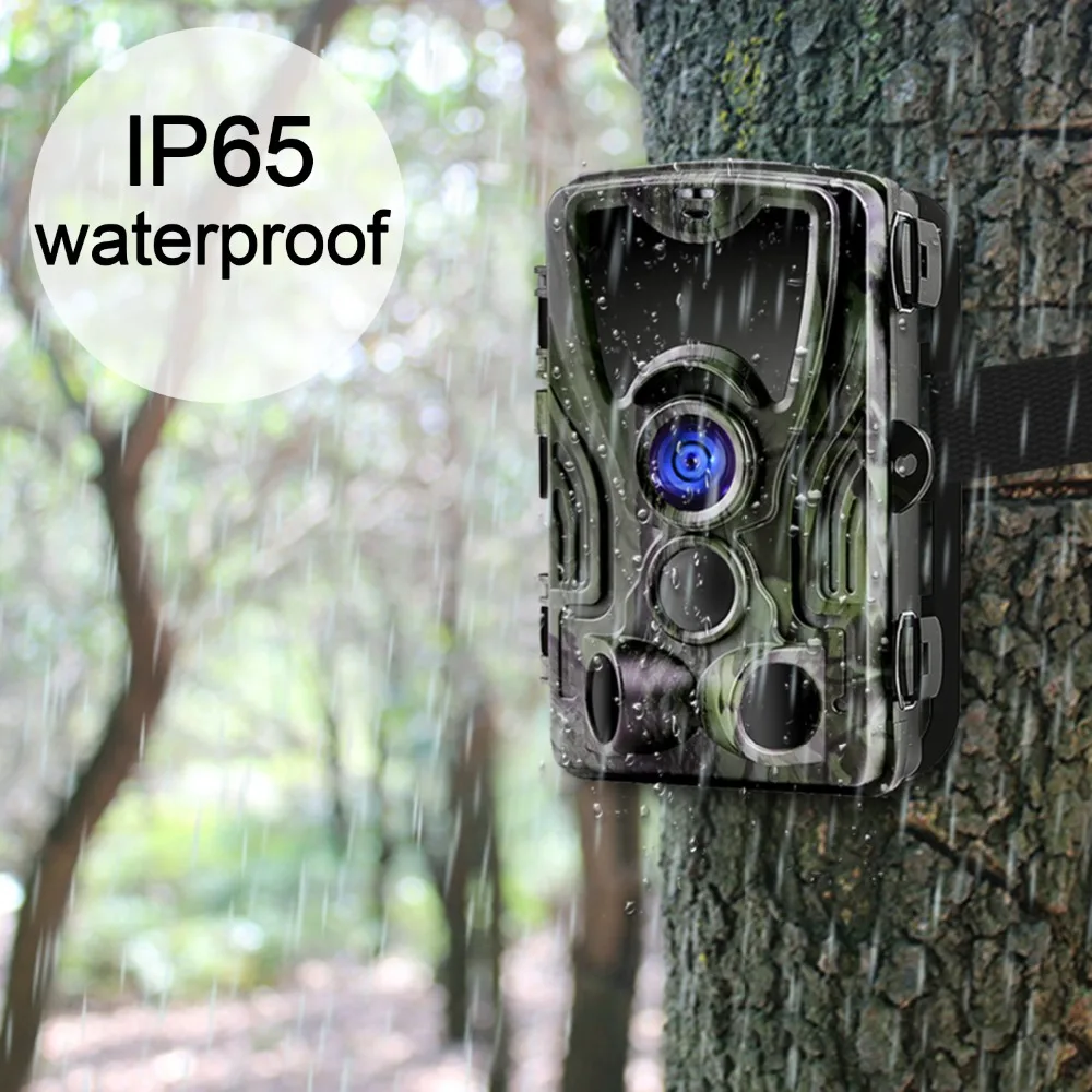 Goujxcy HC801 Trail camera 16mp 1080p 940nm инфракрасный светодиодный охотничий фотоаппарат ночного видения фото ловушки Водонепроницаемая камера Scout suntek