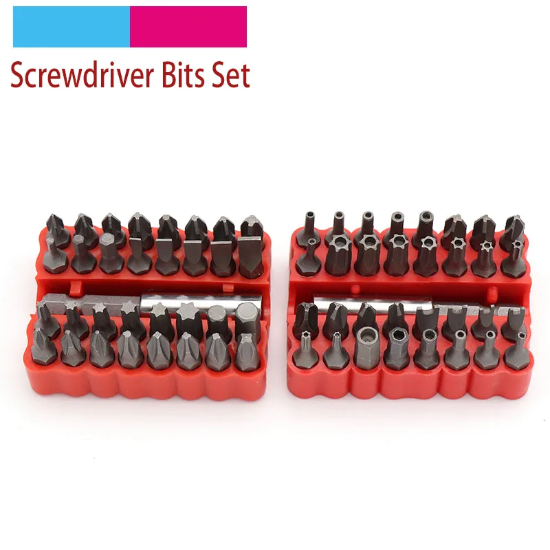 

33pcs Security Tamper Proof Torx Hex Star Magnetic Holder Screwdriver Bits Torx Hex Star Tamper Proof Screwdrivers Bit Set