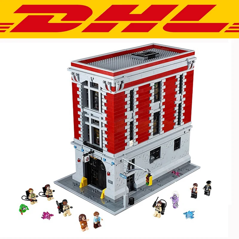 

2016 New LEPIN 16001 4695Pcs Ghostbusters Firehouse Headquarters Model Building Kits Blocks Bricks Compatible Toy Gift