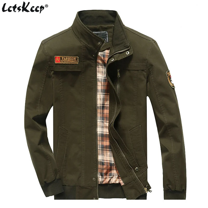 Aliexpress.com : Buy LetsKeep Autumn Military jacket men Army Green ...