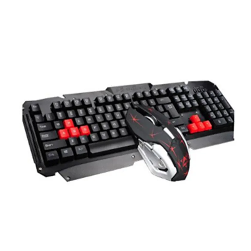 

104Keys Bluetooth Wireless Keyboard And Mouse Set 1600DPI Gaming Keyboard With USB Receiver For PC/Laptop