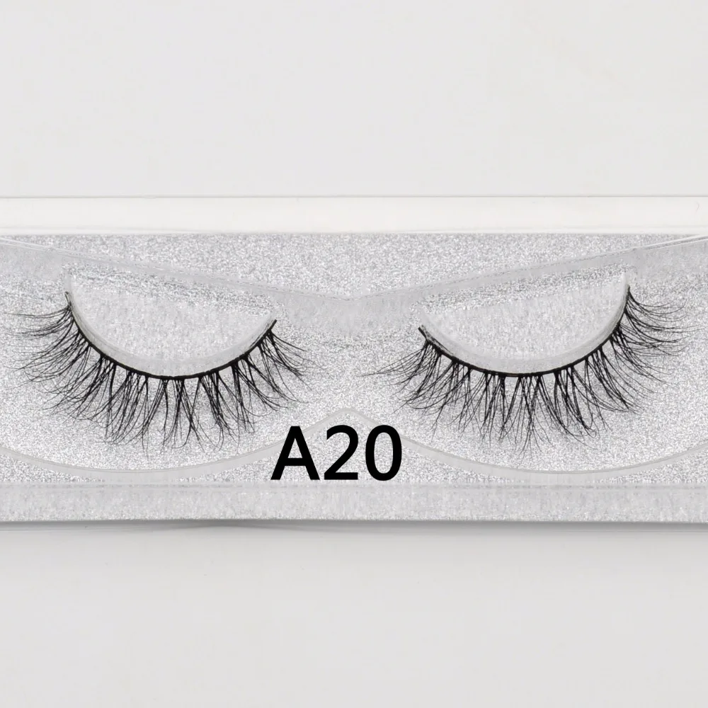 Visofree false eye lashes Natural 100% handmade Crisscross soft 1 pair box glitter packing False Eyelashes 3D Mink lashes A20 Visofree false eye lashes Natural 100% handmade Crisscross soft 1 pair box glitter packing False Eyelashes 3D Mink lashes A20