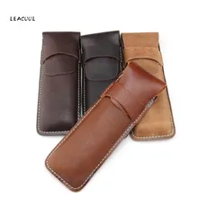 Ручная работа, натуральная кожа, сумка для ручек, Воловья кожа, сумка для карандашей, Ретро стиль, аксессуары для путешествий, журнал, ключница, чехол