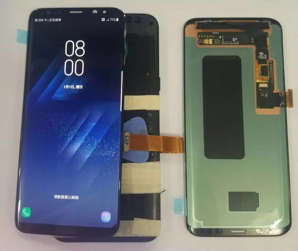 5 8 &quotЖК-дисплей для Samsung S8 S8plus G950F G955F G950U G950W8 кодирующий преобразователь