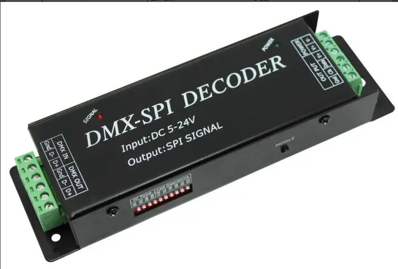 DMX200DMX SPI decoder,can choose your required IC by the dip switch