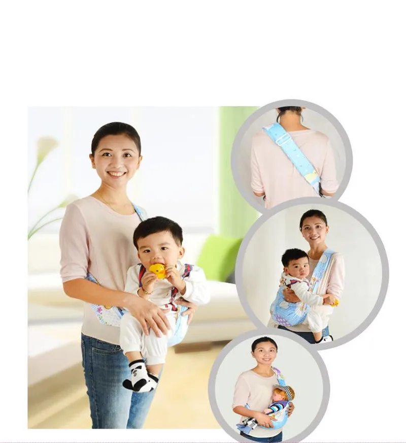 Baby Cotton Convenient Simple Type Word Strap Cradle Straps Simple Newbore Strap - Widening Thicker Version2