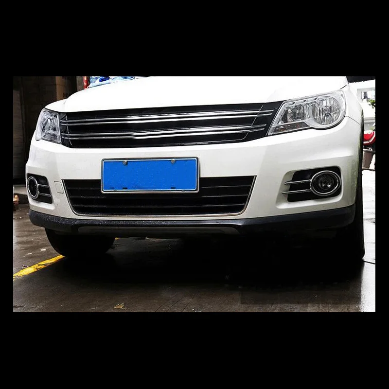 Авто Стайлинг ABS Хромированная передняя крышка задних противотуманных фар