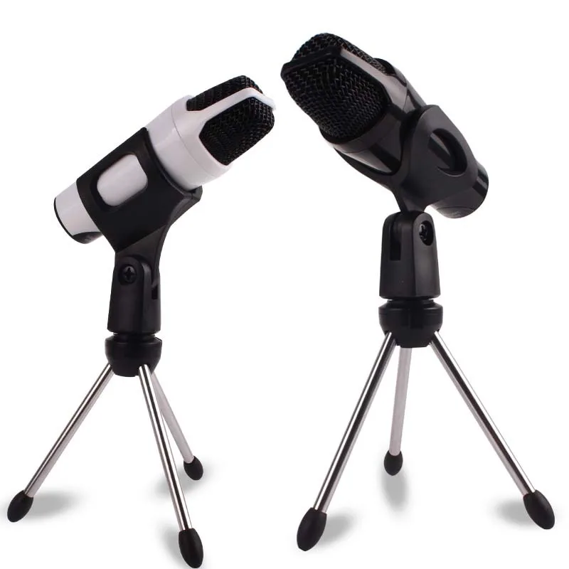 

Portable Table Tops Microphone Tripod Zinc Alloy Mic Stand Bracket Desktop Adjustable Microphones Tripods Holder