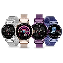 New Arrival H2 Smart Watch Women Fashion Bracelet With Heart Rate Monitor Pedometer Fitness Tracker Smartwatch for IOS Android