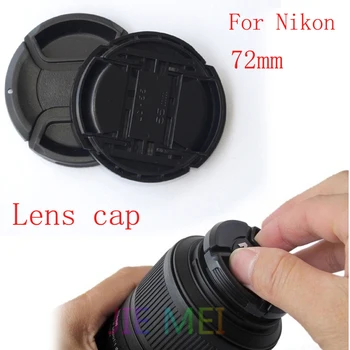 

Free shipping 72mm center pinch Snap-on Lens cap cover with LOGO for nikon 72 mm Lens cap