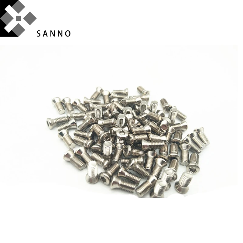 High hardness screw M2.5 / M3 / M4 / M3.5 / M5 milling cutter holder parts screws button head