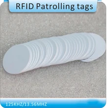 100 шт. монета стиль TK4100 чиповая смарт-карта чип/125 кГц rfid-катушка теги/RFID теги/белый 20 мм