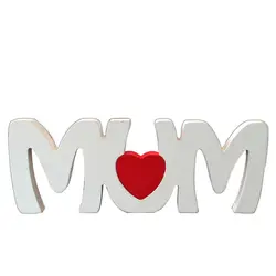 День матери реквизит для фотосессии деревянные английские буквы Mum Таблица украшения, Декор
