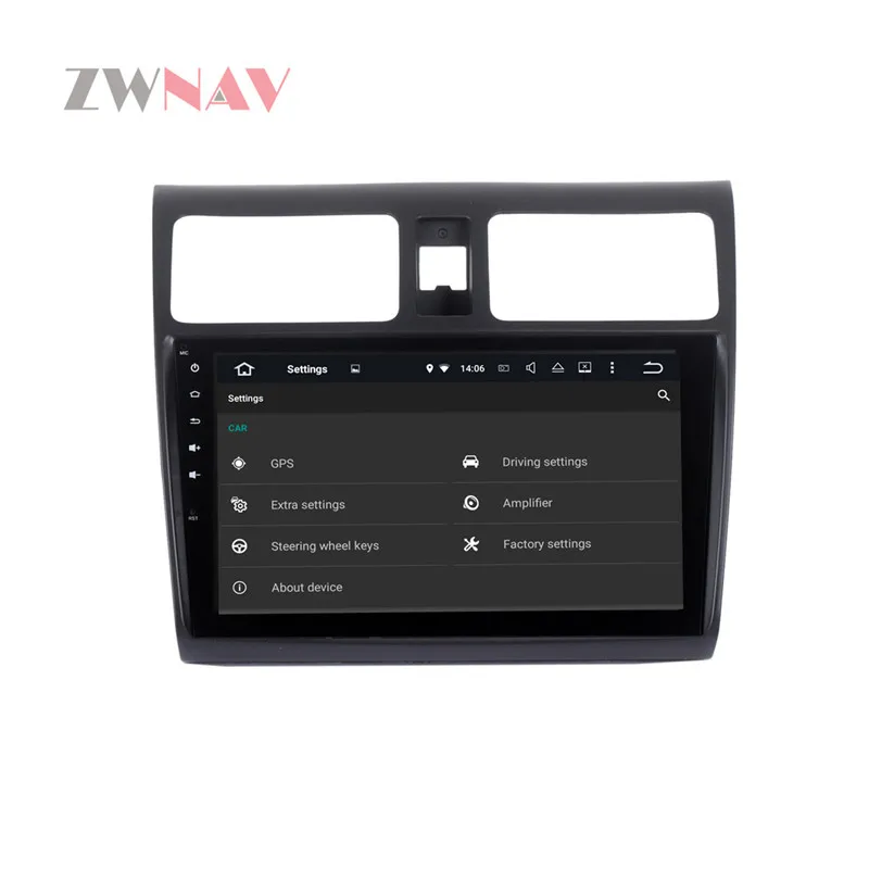 Sale 10.1 Inch Android 8.0 4GB+32GB Car GPS Head Unit for SUZUKI SWIFT 2004-2010 for suzuki swift radio android px5 DVD Player 11