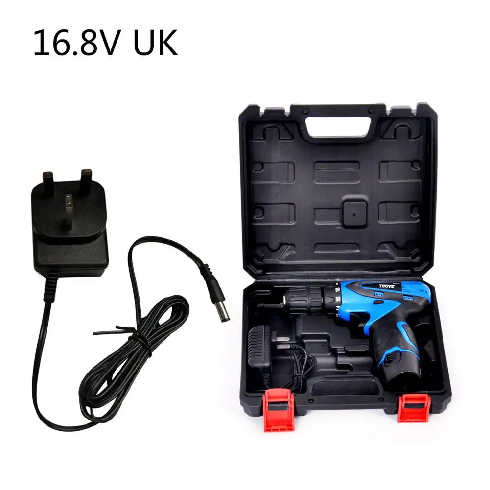 Speed Regulated Rechargeable Hand Electrical Drill 12V/16.8V Charging