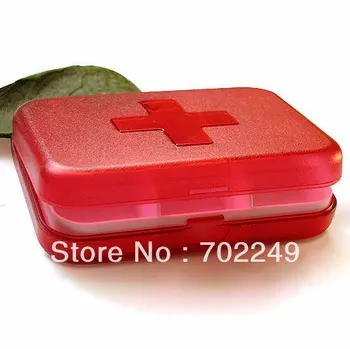 

Freeshipping ----6 cases Plastic Pill box
