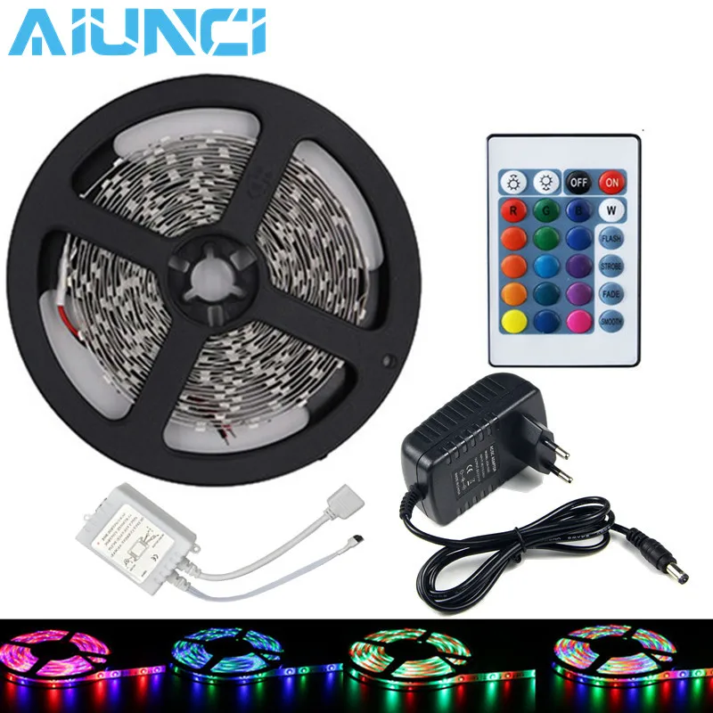 

5m/lot 300leds RGB/White/Warm white/Bule/Red/Green/Yellow SMD 2835/3528 LED strip light non waterproof+DC 12V 2A power adapter