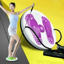Twister Plate Twist Board Magnet Waist Wriggled Wriggling Plate Twisting Disk With Cord Fitness Equipment Waist Arm Exercise
