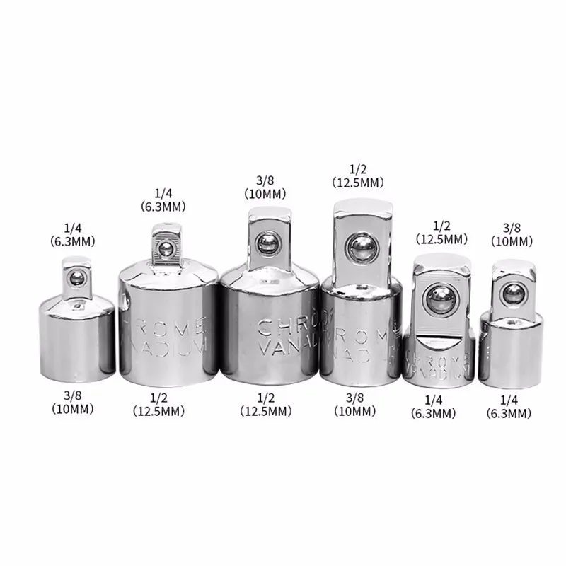 1pc Ratchet Wrench Socket Converter Head Sleeve Adapter 1 2 Big Fly To 3 8 Fly To 1 4 Steel 12 5mm Aliexpress Tools
