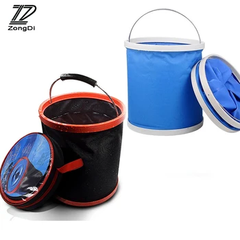 

ZD Car styling wash supplies Storage bucket for Citroen C4 C5 Hyundai Solaris I30 VW Polo T5 Ford Fiesta Fusion Mustang Opel