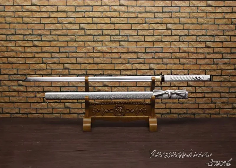 Японский катана Tang Dao Musashi складное стальное прямое лезвие настоящий самурайский