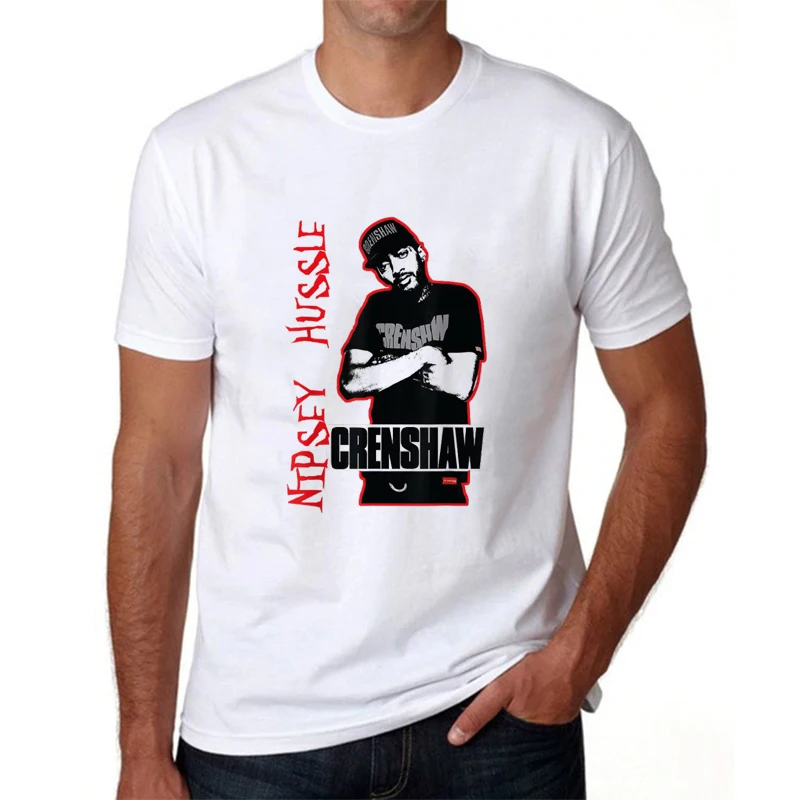 Nipsey Hussle хип-хоп топы Camisetas Hombre Harajuku футболка мужская одежда Графические футболки уличная футболка с готическим рисунком Homme