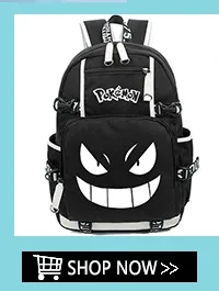 Аниме Светящийся рюкзак с принтом Покемон генгар рюкзаки для косплея школьные сумки для подростков девочек мальчиков Mochila Feminina