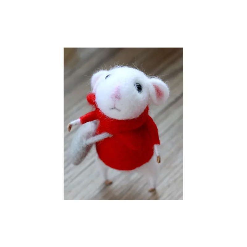 Wool for Felt DIY Package needle felting Shiba Inu Set animals 1 set needle felting kit wool felting kit
