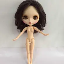 Цельная кукла без одежды blyth кукла, фиолетовые волосы фабрика кукла, подходит для DIY Изменить игрушка BJD для девочек