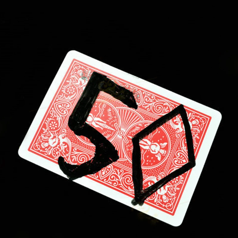 

1pcs Numberground 3 To 5 Card Magic Magician Gimmick Close Up Magic Tricks Card For Professional Magician Change The Draw Card
