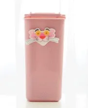 1 шт. милые розовые Пантеры Сейлор Мун пластиковые карандашные ручки держатели многофункциональный настольный органайзер для хранения ручки держатель - Цвет: 1