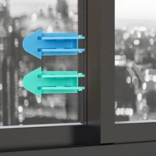 5 шт. замок безопасности для детей, замки для раздвижных дверей и окон, защита для детей, шкаф для дверей, антиприжимные крылья, безопасный замок для детей