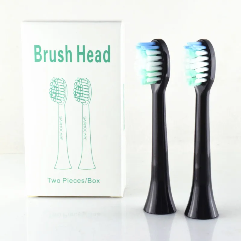 

2 pcs Toothbrush Heads for Sarmocare S100 S200 Ultrasonic Sonic Electric Toothbrush Replacement heads