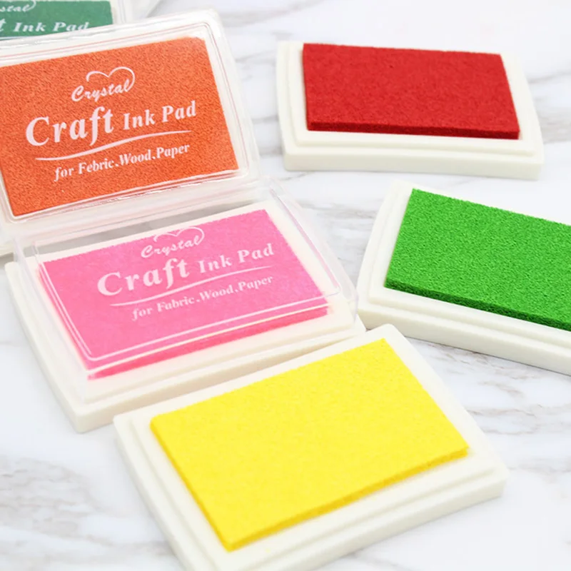 

Ink Pad Inkpad Fingerprint For Rubber Stamps DIY Printing Craft Wood Fabric Paper SDF-SHIP