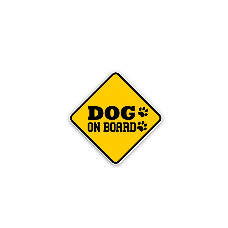 YJZT 15,9 см* 15,9 см собака на доске наклейка Предупреждение ПВХ автомобиля стикер 12-40351