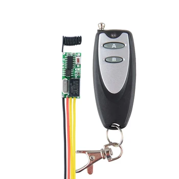 

DC3V DC5V 12V 2A Relay Wireless Remote Control Switch System Mini Volume Transmitter Receiver