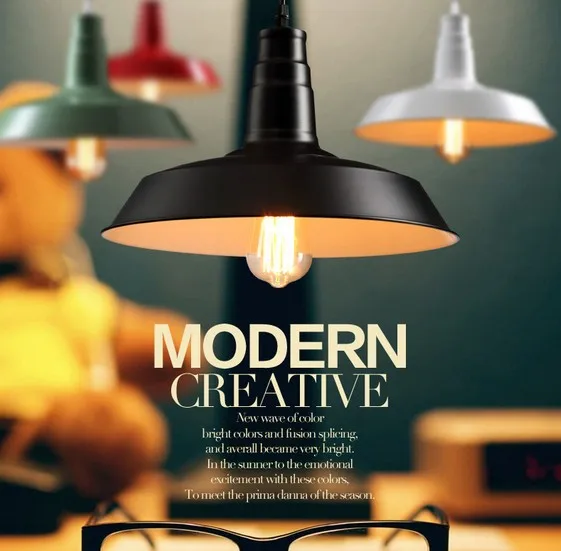 Nordic Loft Style Edison Industrial Droplight Simple Vintage Pendant Lamp Fixtures For Dining Room Hanging Light Home Lighting | Лампы и