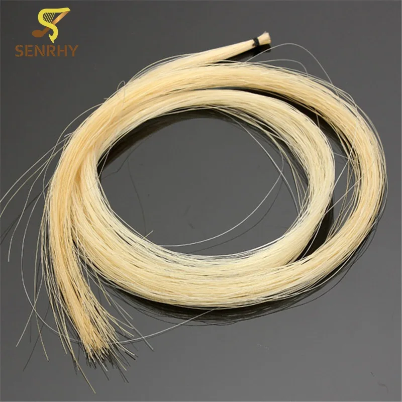 

2pcs White Hank 80cm 32Inch Mongolian Violin / Viola / Cello Bow Hair Horsehair Violin Musical Instruments Parts Accesories