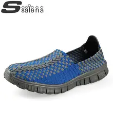 Мужские водонепроницаемые мокасины; Мужская обувь без застежки с низким верхом; очень легкая пляжная обувь для улицы; модная обувь на плоской подошве; размеры 39-44; B832