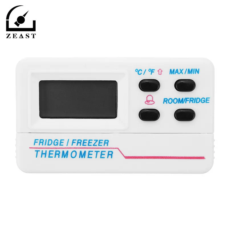 

TM804 Large Fridge Refrigerator Freezer Digital Alarm LCD display Temperature Thermometer Meter with Sensor 50~70 Centigrade