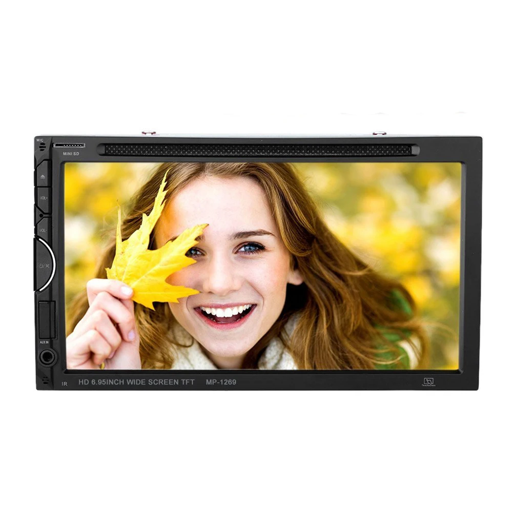 7 Inch Universal 2 Din Car DVD USB SD Player HD Multimedia Bluetooth font b Radio